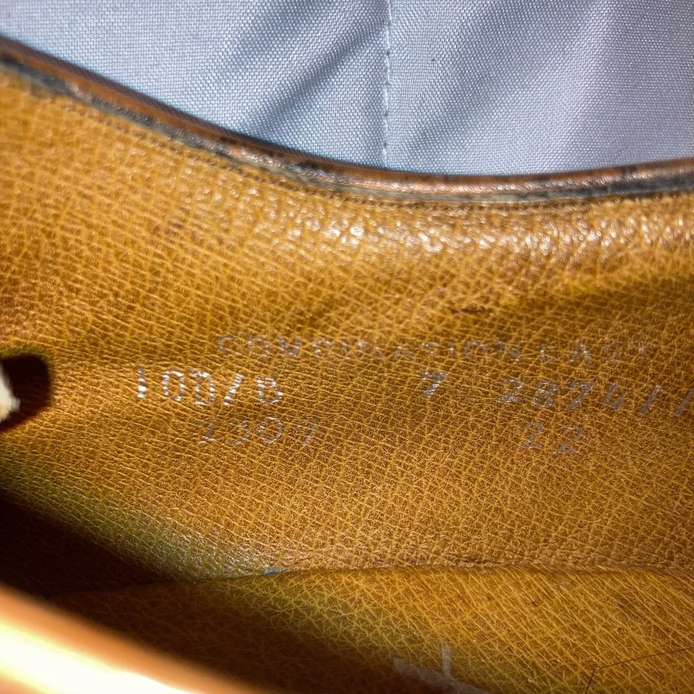 Hanover Wing Tip Shoes Size 10 Ex Cond - Picture 13 of 13